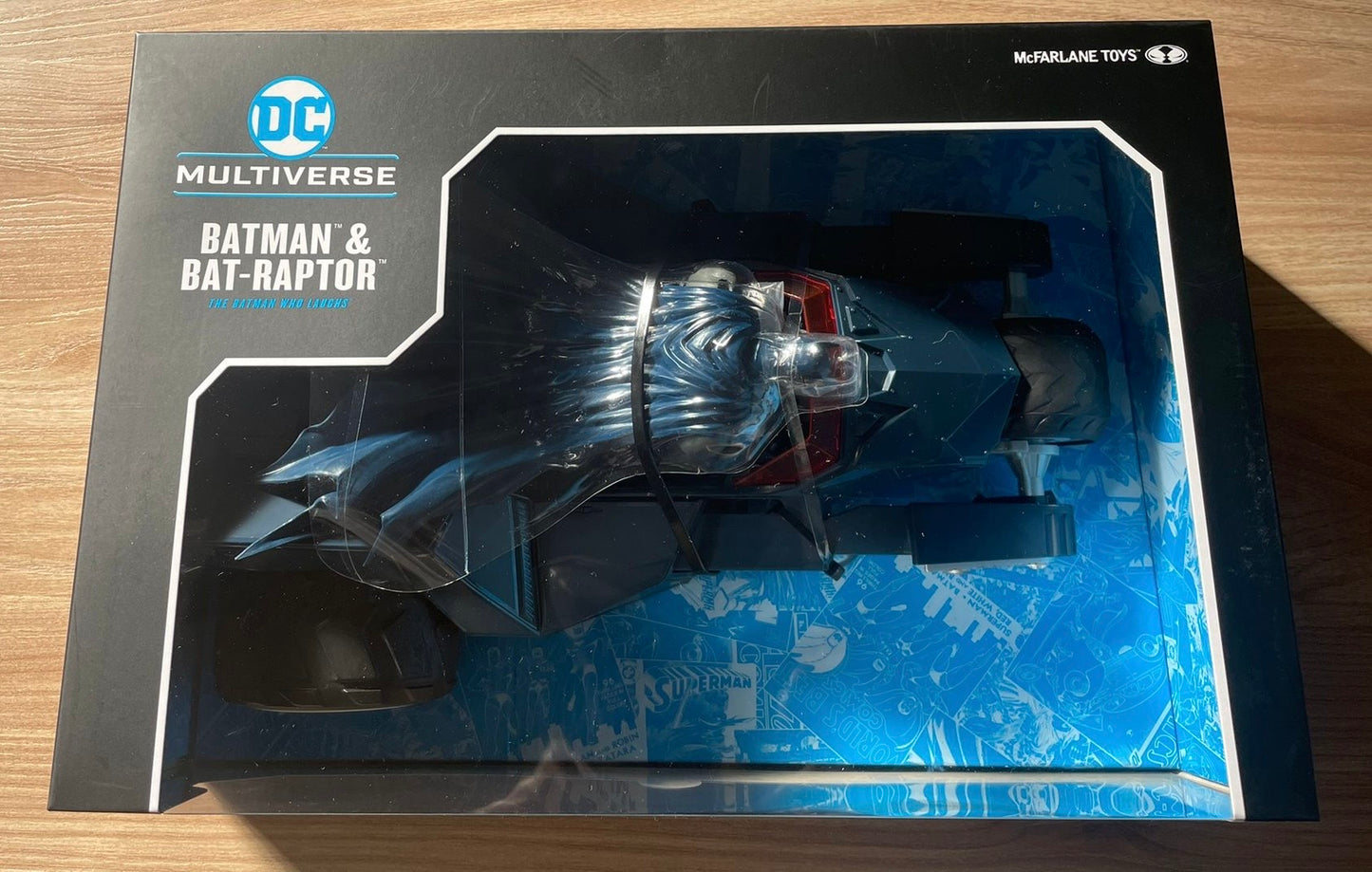 DC MULTIVERSE - The Batman Who Laughs - Figurine Batman & Bat-Raptor - Gold Label