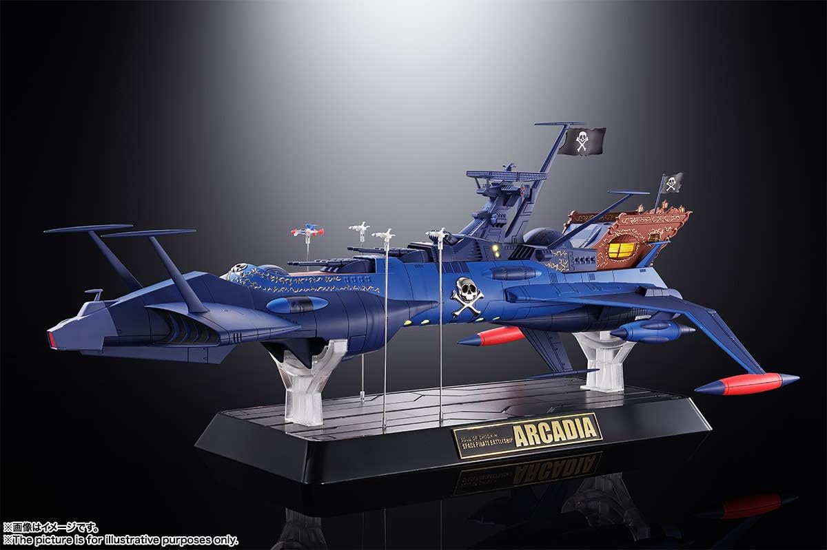 ALBATOR Captain Harlock - ATLANTIS Arcadia - Soul of Chogokin GX-93 - Neuf