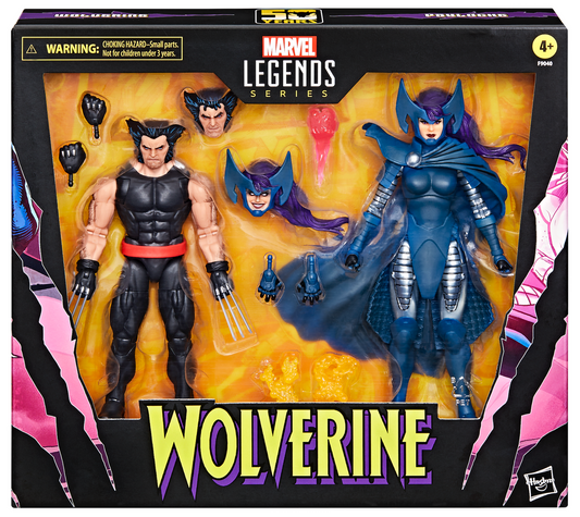 Marvel Legends - Série Wolverine - Pack de 2 figurines WOLVERINE & PSYLOCKE