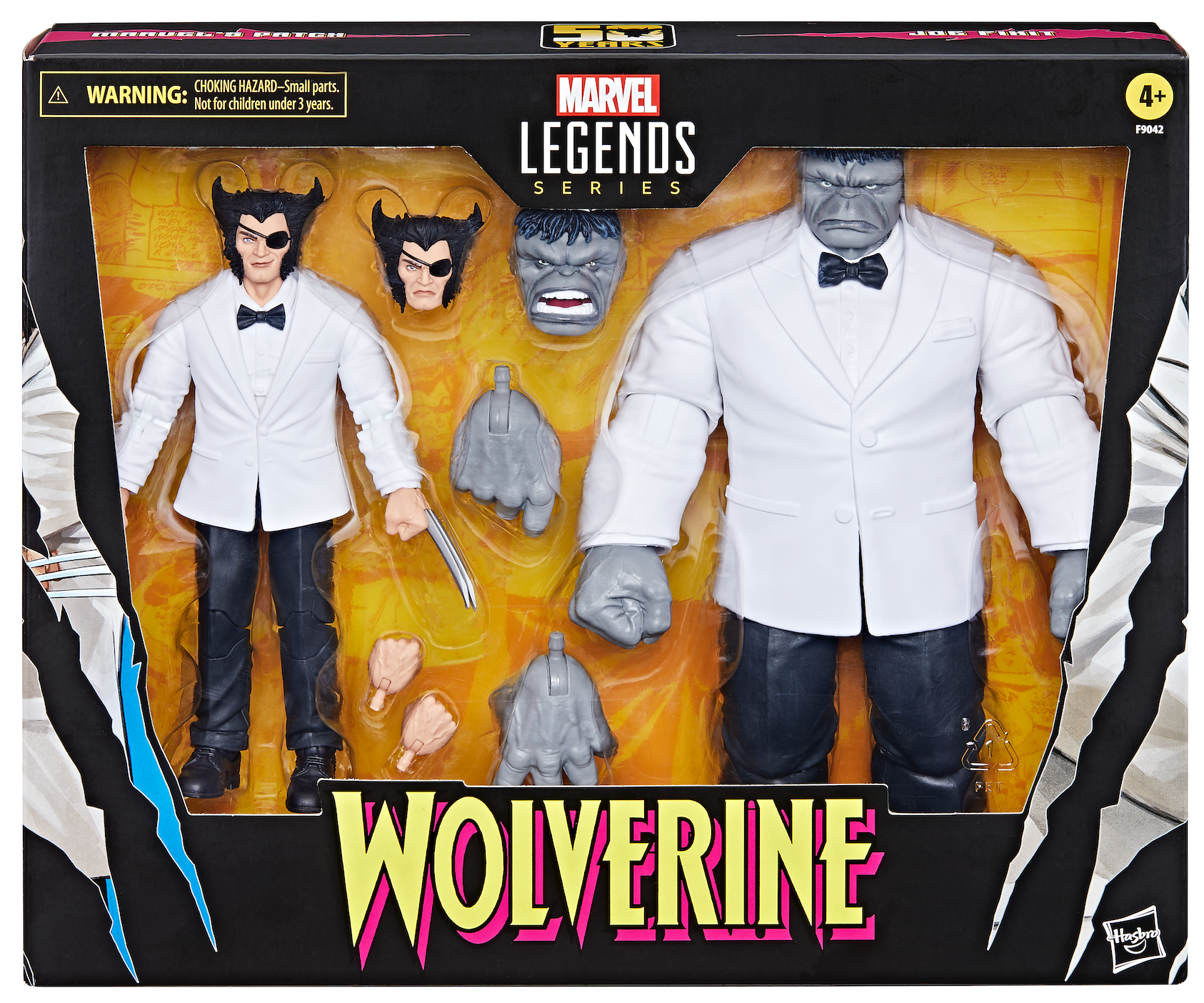 Marvel Legends Serie Wolverine Pack de 2 figurines JOE FIXIT HULK TOYS TRACKER