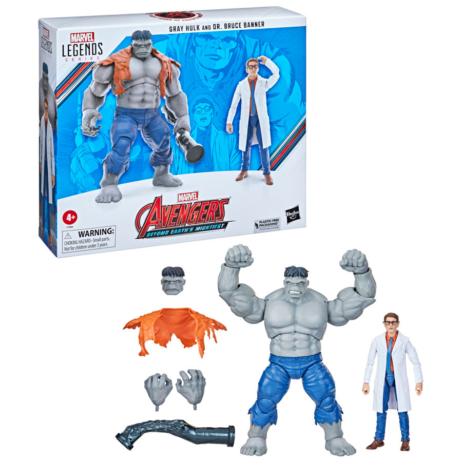 Marvel Legends - Avengers - GRAY HULK & DR. BRUCE BANNER