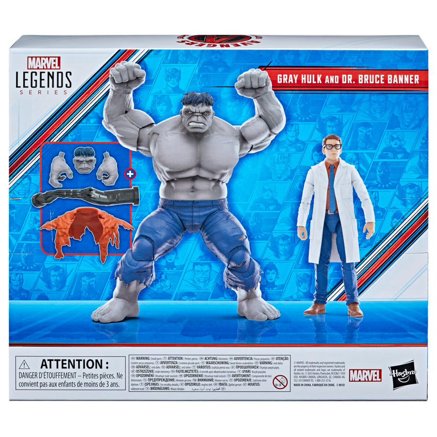 Marvel Legends - Avengers - GRAY HULK & DR. BRUCE BANNER