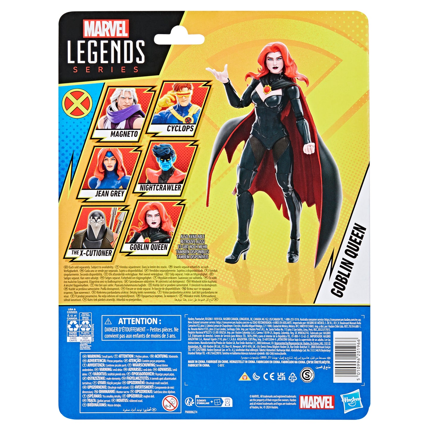 Marvel Legends - Série X-Men 97 - Figurine de GOBLIN QUEEN Madelyne Pryor