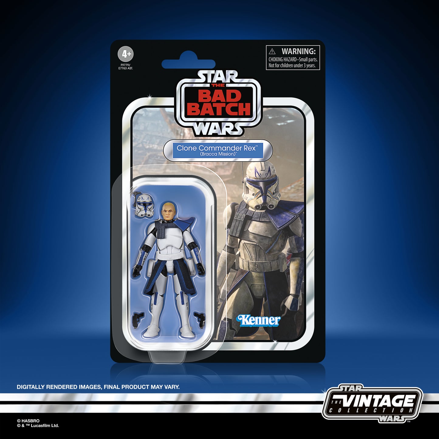 STAR WARS : The Bad Batch - TVC - The Vintage Collection - Figurine de CLONE COMMANDER REX (Bracca Mission)