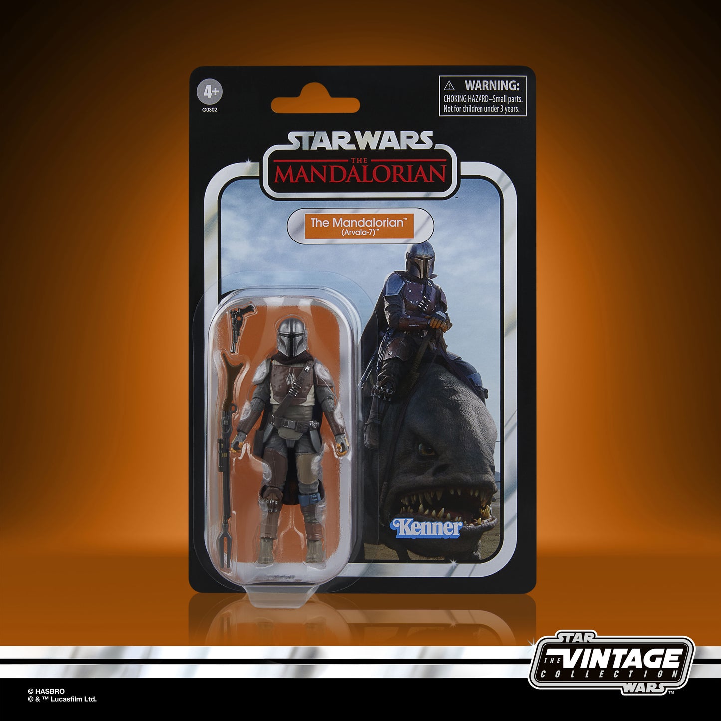 Star Wars: The Mandalorian - The Vintage Collection - Pack de 2 figurines : Blurrg et le Mandalorian
