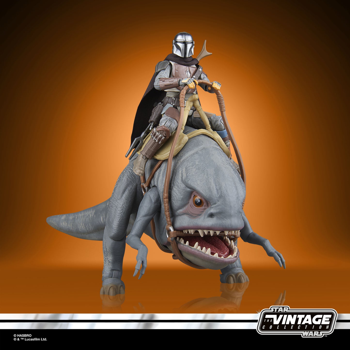 Star Wars: The Mandalorian - The Vintage Collection - Pack de 2 figurines : Blurrg et le Mandalorian