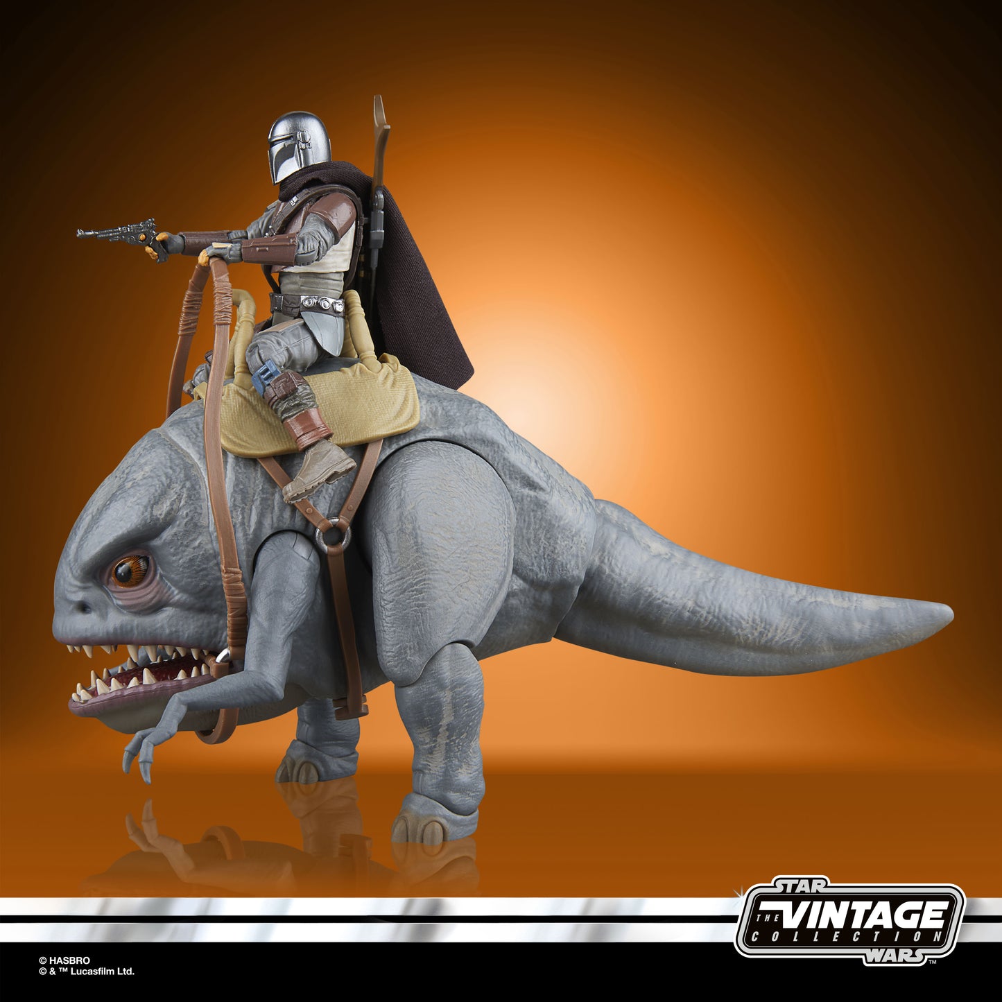 Star Wars: The Mandalorian - The Vintage Collection - Pack de 2 figurines : Blurrg et le Mandalorian