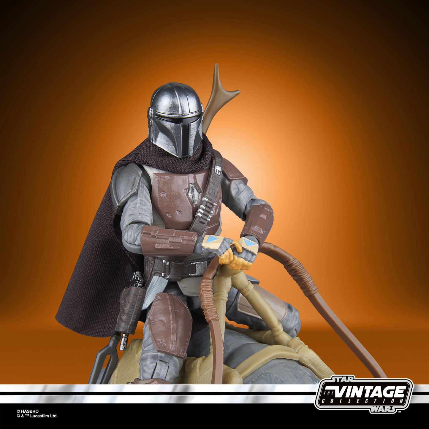 Star Wars: The Mandalorian - The Vintage Collection - Pack de 2 figurines : Blurrg et le Mandalorian