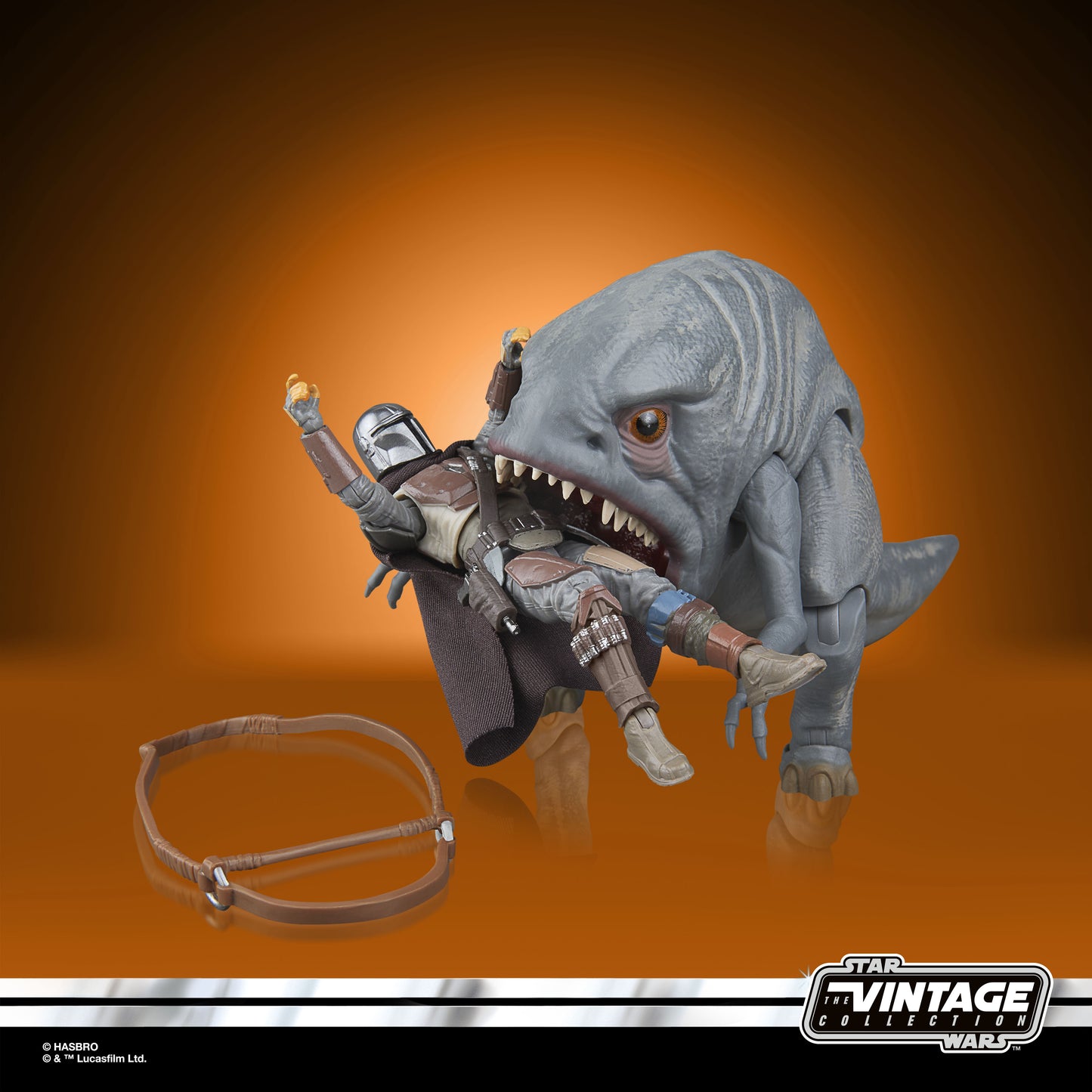 Star Wars: The Mandalorian - The Vintage Collection - Pack de 2 figurines : Blurrg et le Mandalorian