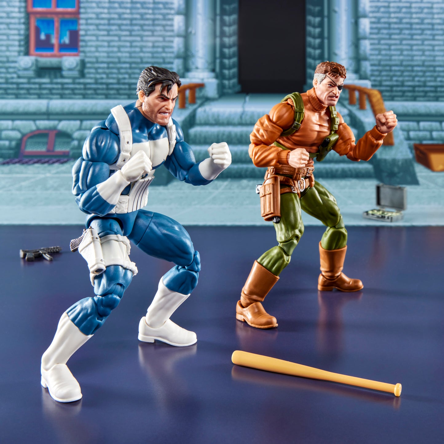 Marvel Legends - The Punisher - Gamerverse - Pack de 2 figurines Punisher & Nick Fury - 15 cm