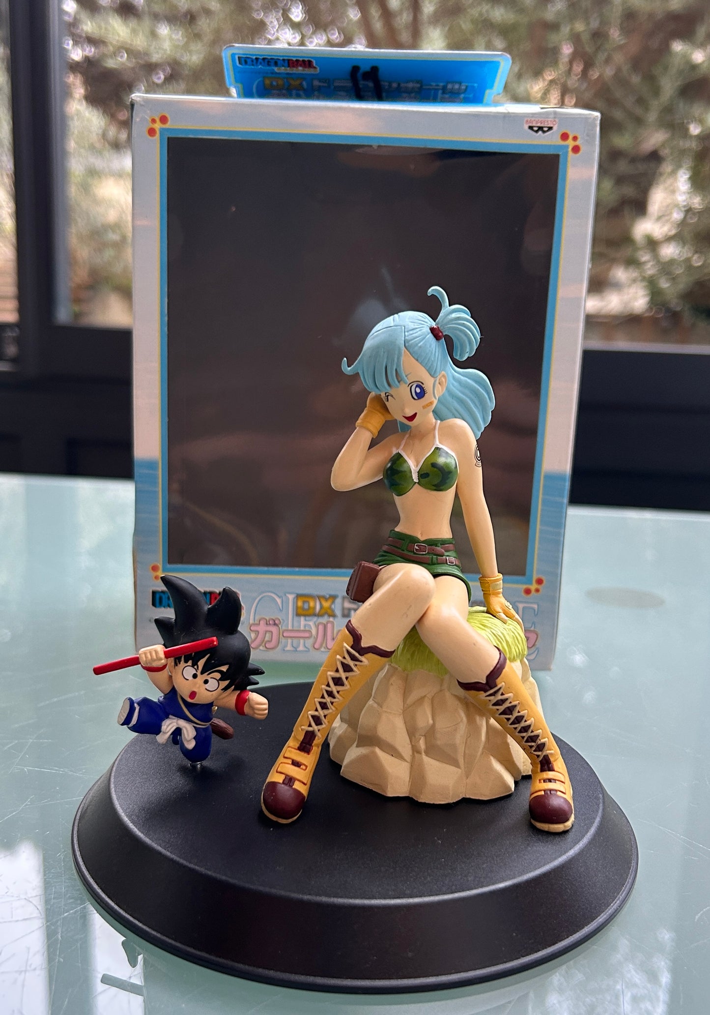 Dragon Ball - Série DX Girls Figure - SON GOKU & BULMA - 13 cm ***Occasion***