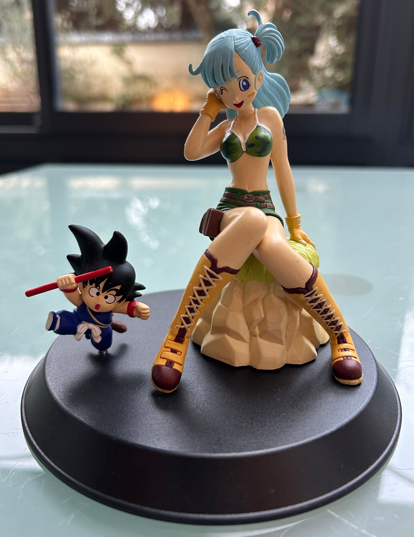 Dragon Ball - Série DX Girls Figure - SON GOKU & BULMA - 13 cm ***Occasion***