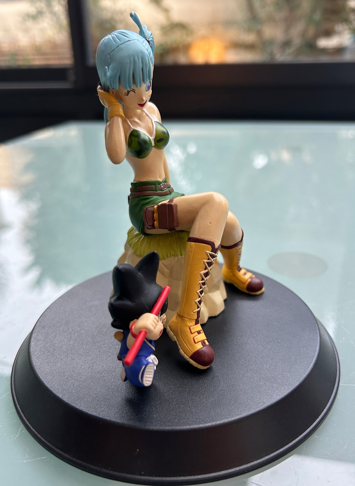 Dragon Ball - Série DX Girls Figure - SON GOKU & BULMA - 13 cm ***Occasion***