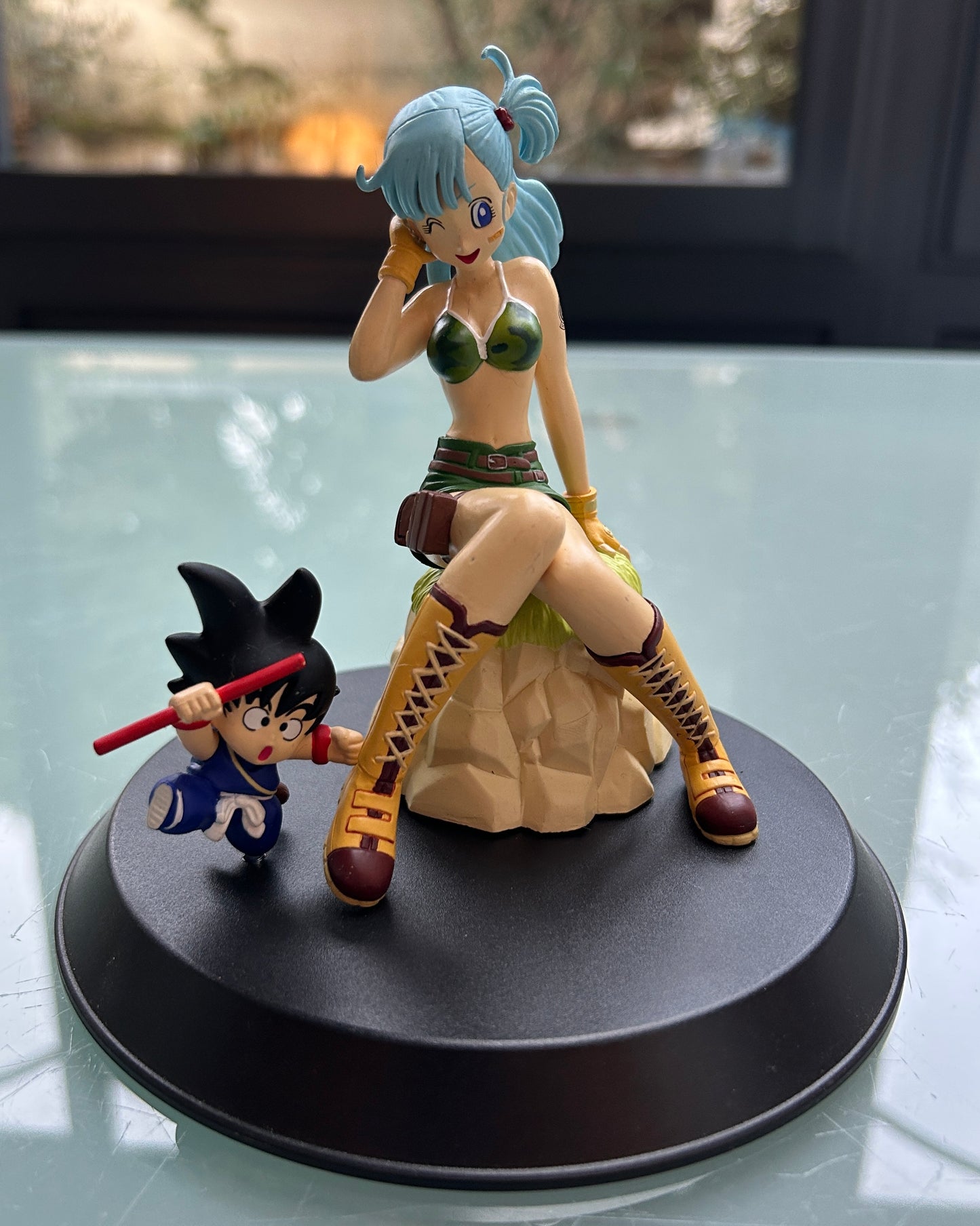 Dragon Ball - Série DX Girls Figure - SON GOKU & BULMA - 13 cm ***Occasion***