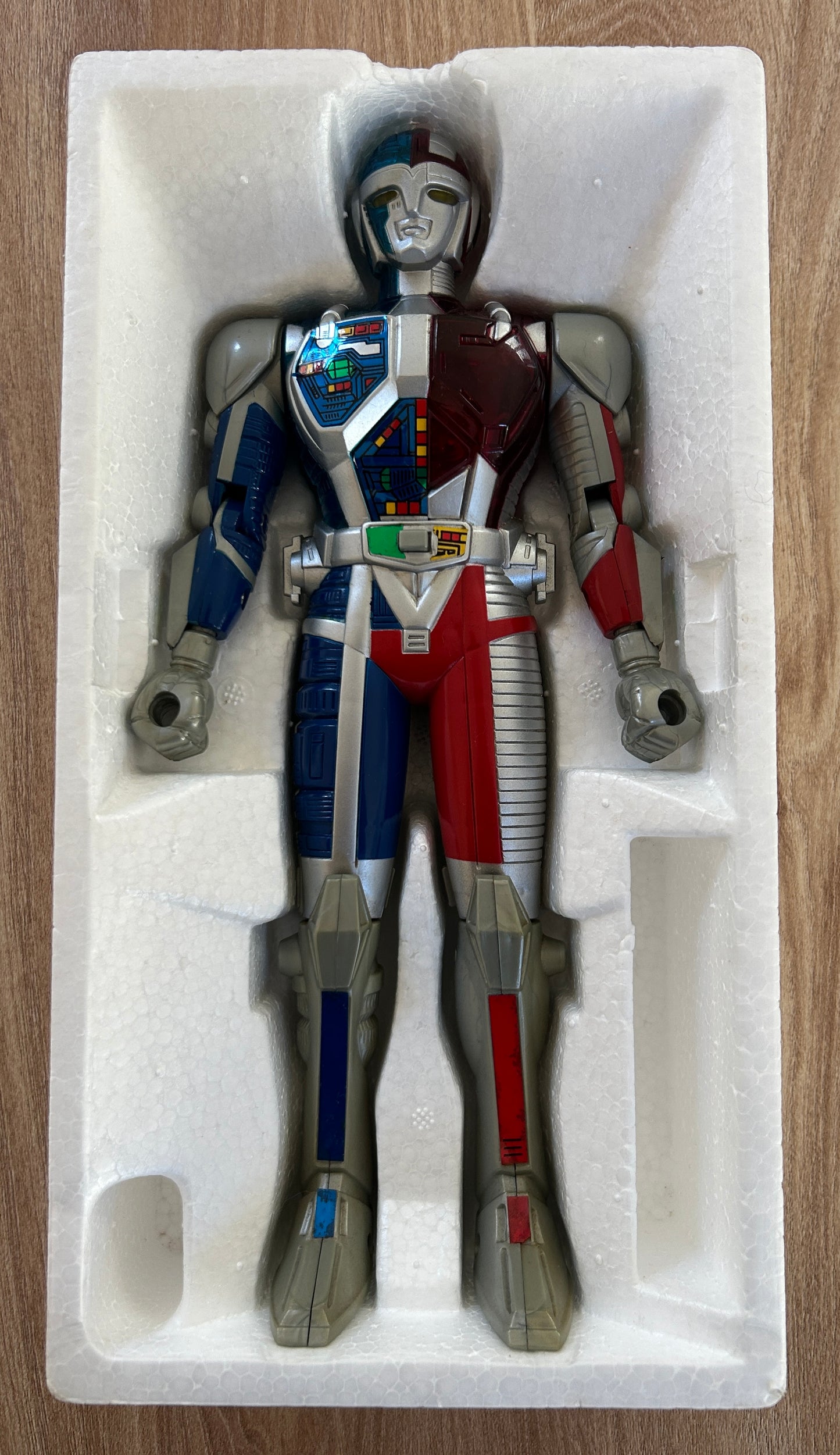 METALDER - Figurine articulée - 24 cm - 1987 - Avec effets lumineux !