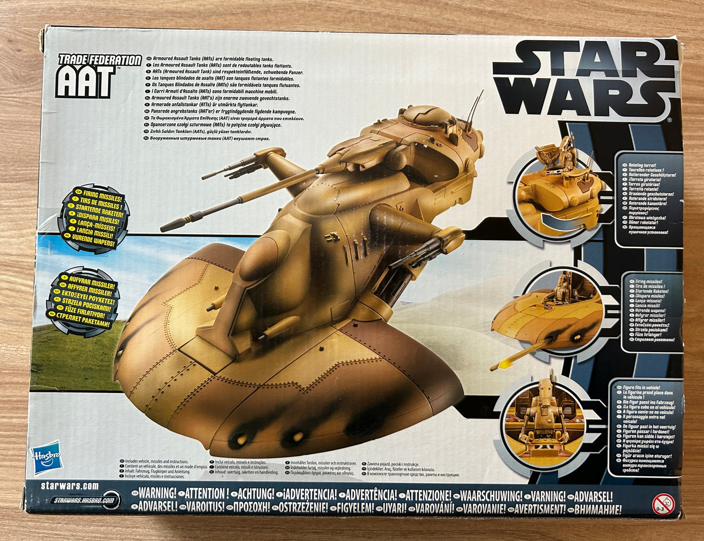 Star Wars - TRADE FEDERATION TANK AAT - Série 2012 vintage - Hasbro