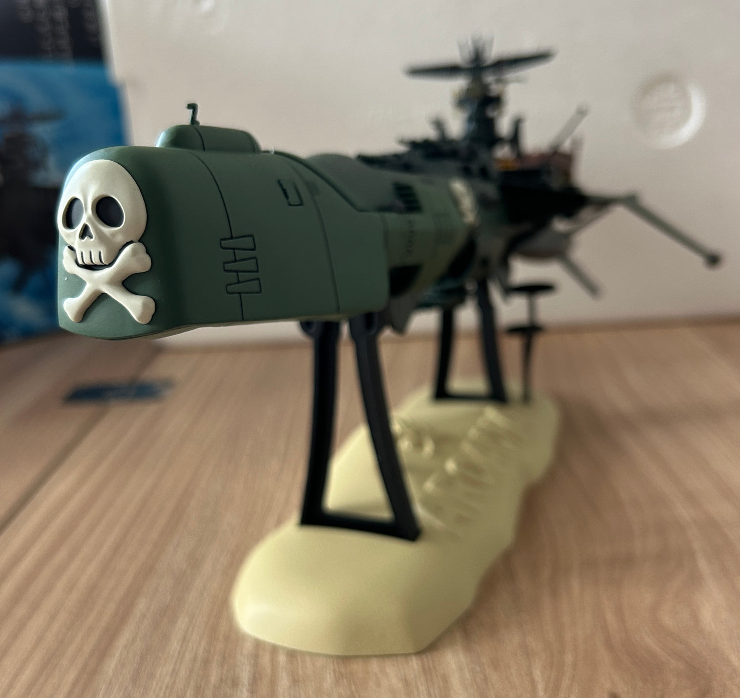 ALBATOR Captain Harlock - ATLANTIS Arcadia - SGM-24 SKULL VERSION VERT RENEWAL