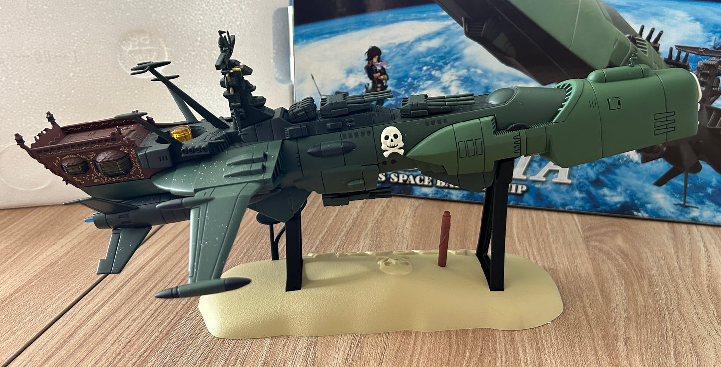 ALBATOR Captain Harlock - ATLANTIS Arcadia - SGM-24 SKULL VERSION VERT RENEWAL