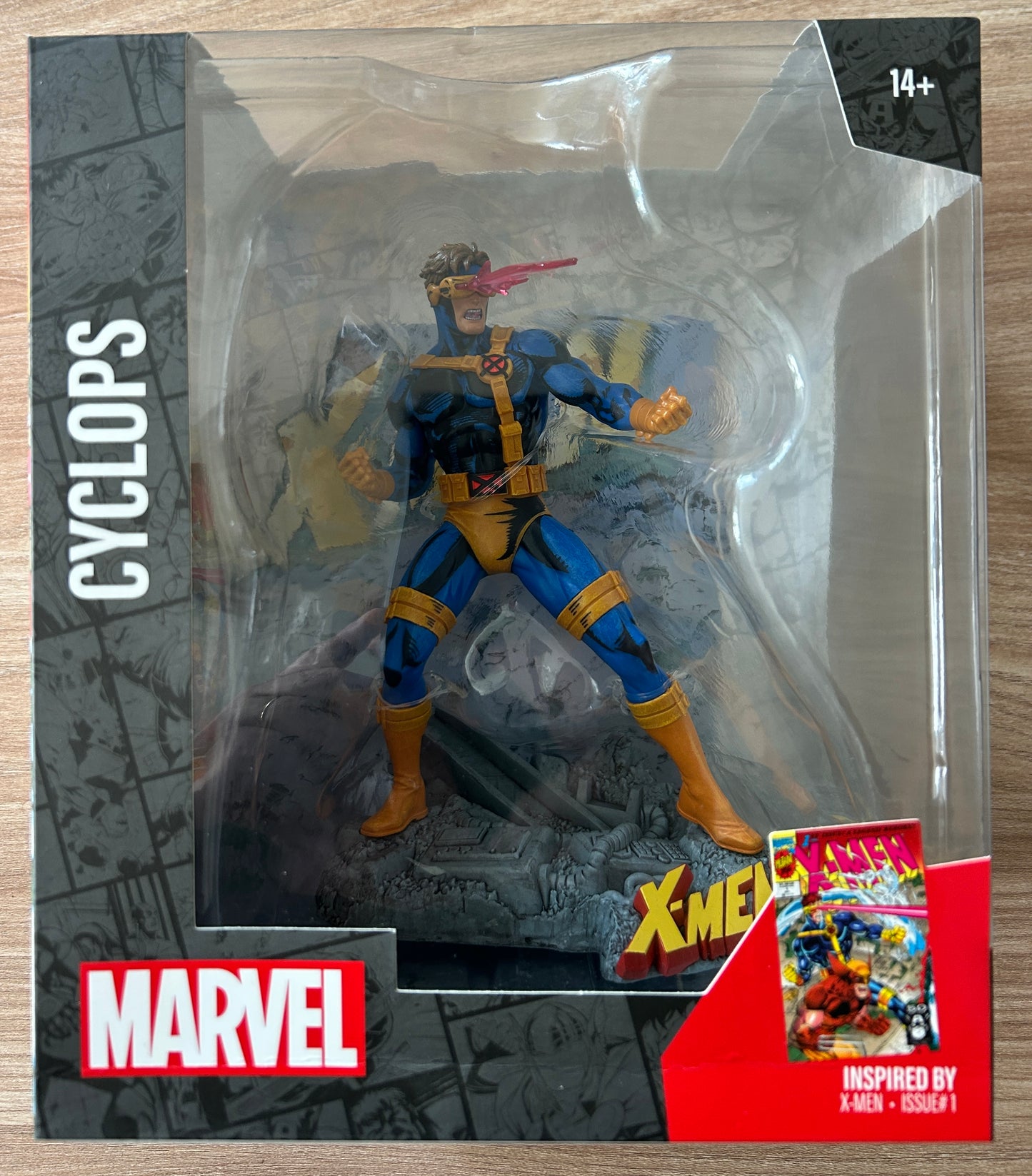Marvel Collection - Statuette en PVC 1/10 de Cyclope - Cyclops (X-Men #1) - 17 cm