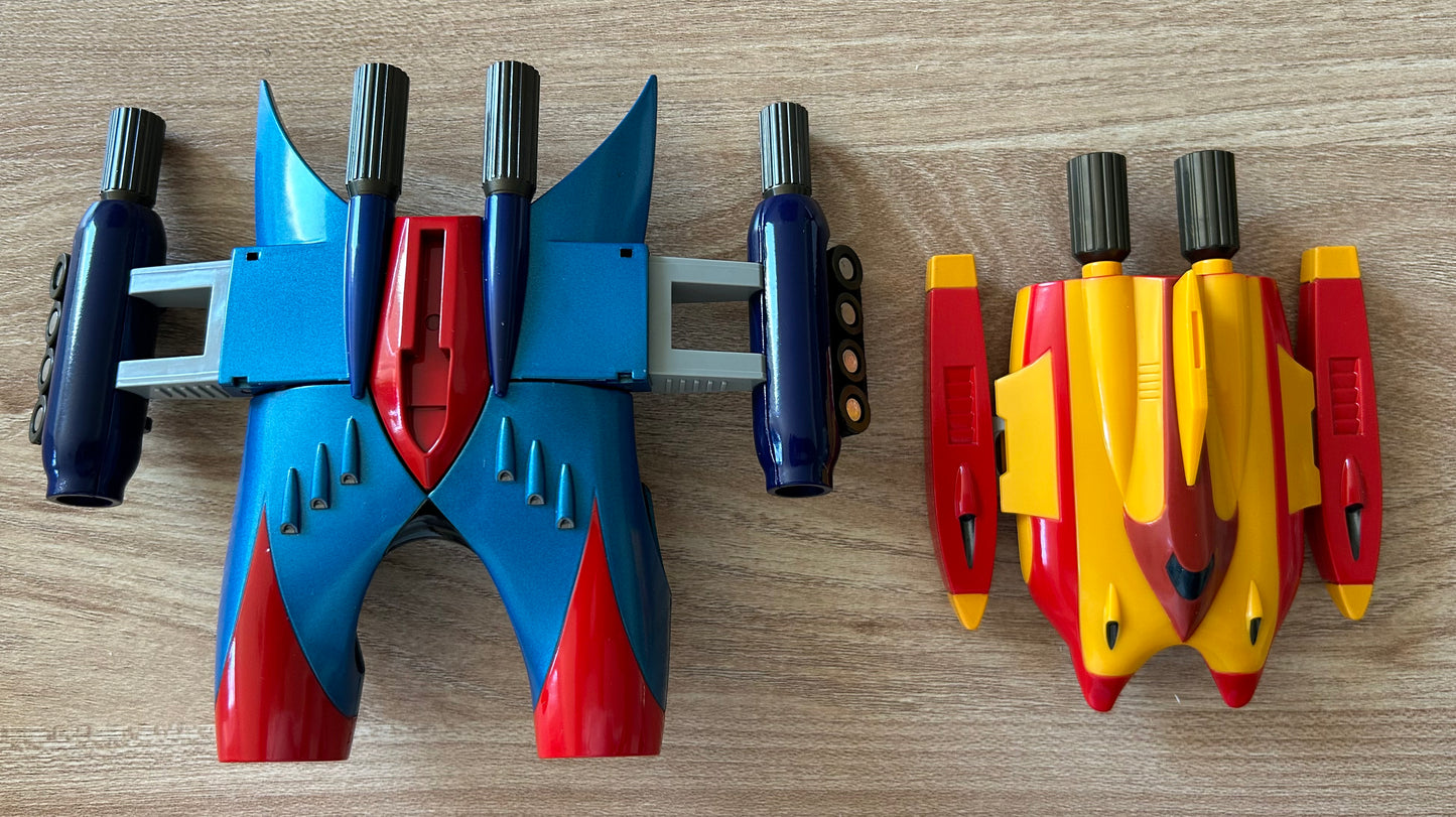 GOLDORAK Grendizer - Soul of Chogokin - MARINE SPAZER & DRILL SPAZER - GX-04X - Occasion