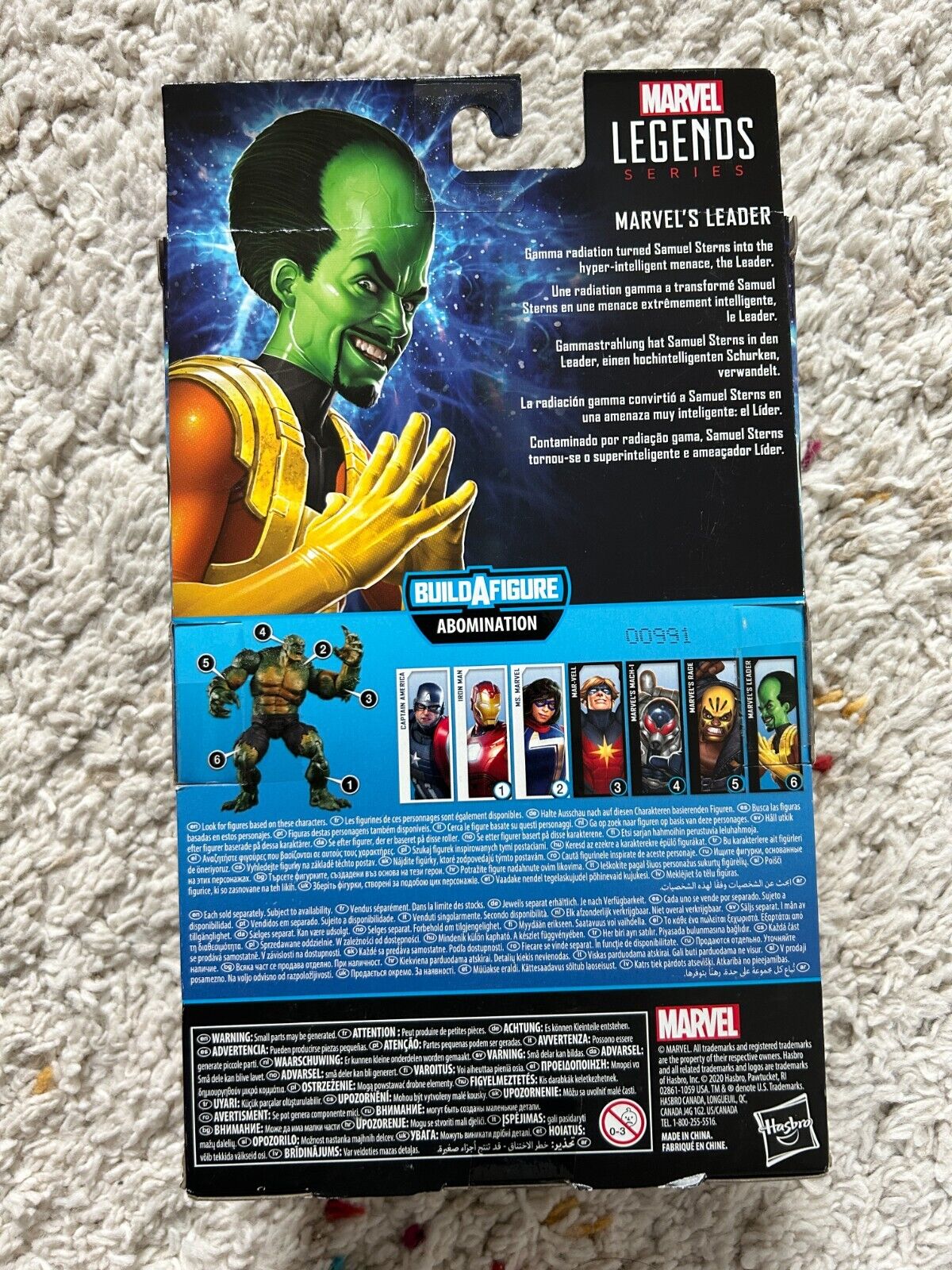 Marvel Legends - Série BAF ABOMINATION - Figurine LEADER
