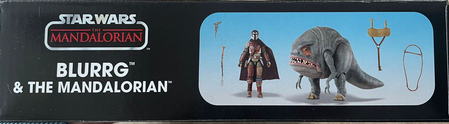Star Wars: The Mandalorian - The Vintage Collection - Pack de 2 figurines : Blurrg et le Mandalorian