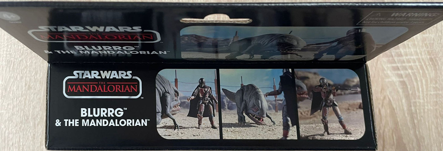 Star Wars: The Mandalorian - The Vintage Collection - Pack de 2 figurines : Blurrg et le Mandalorian