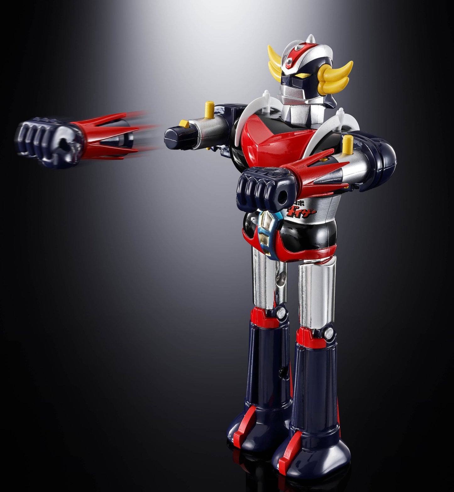 GOLDORAK - Figurine Diecast Métal - Soul of Chogokin Grendizer & UFO Spazer "POPY Deluxe Version" - 13,5 cm