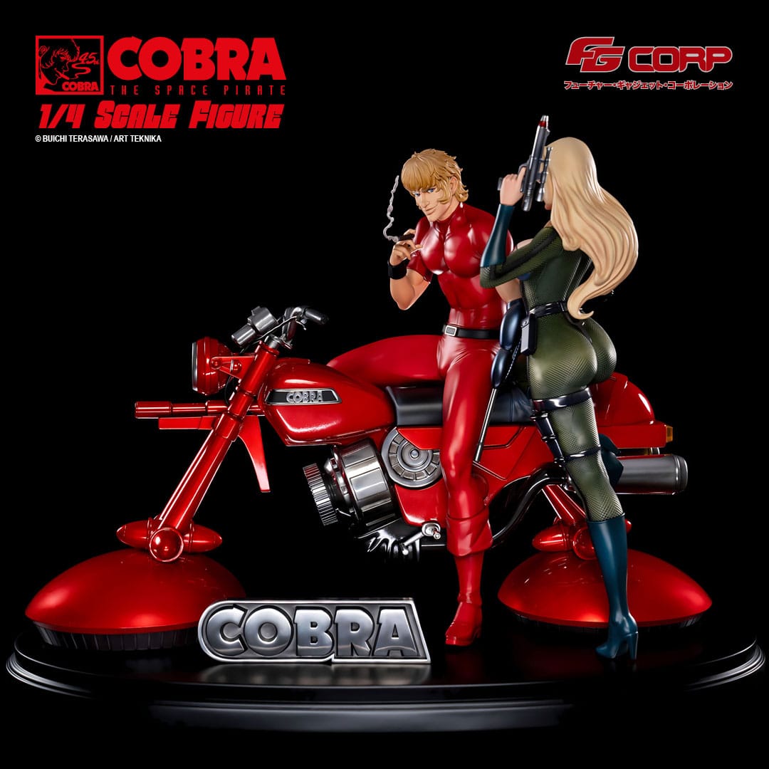 COBRA - Statuette 1/4 Space Pirate Cobra - Cobra & Jane Royal (Spacesuit Version) 47 cm