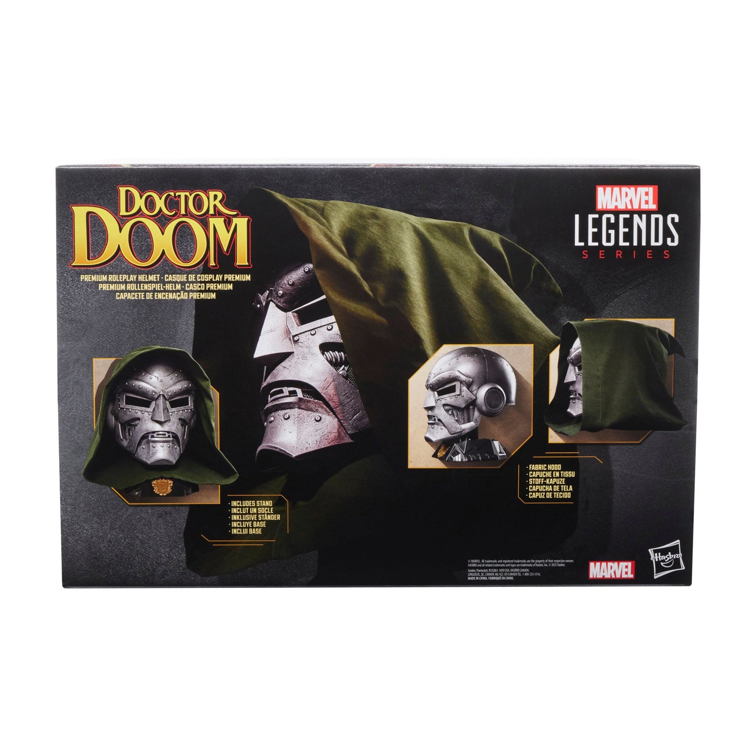 Marvel Legends - Réplique Roleplay du Casque Premium de Doctor Doom - Docteur Fatalis - Echelle 1/1
