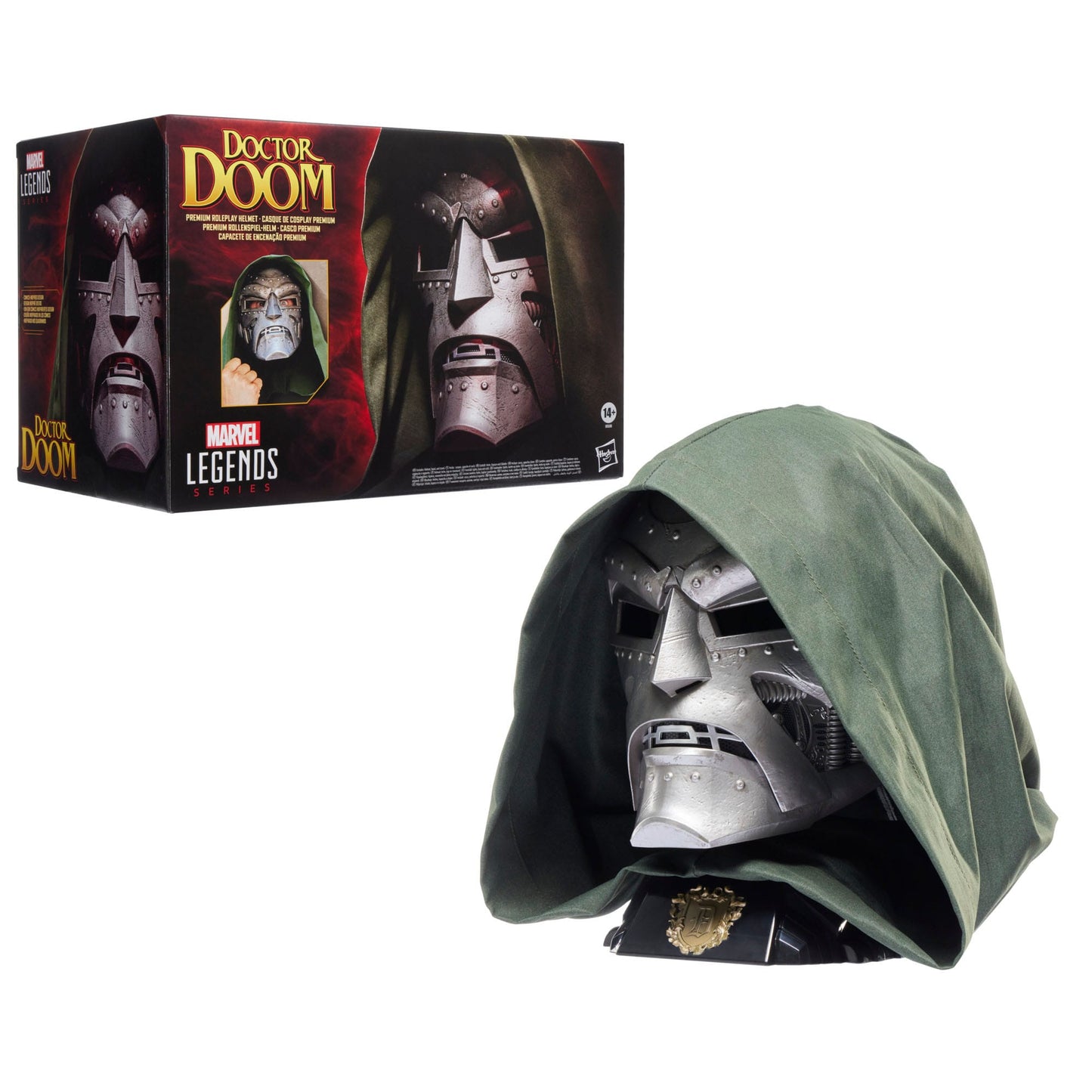 Marvel Legends - Réplique Roleplay du Casque Premium de Doctor Doom - Docteur Fatalis - Echelle 1/1