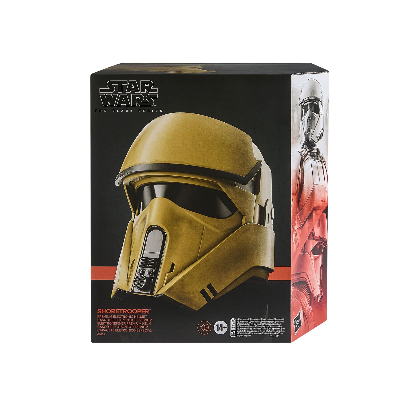 STAR WARS : ANDOR - Casque électronique du SHORETROOPER - Réplique échelle 1/1 taille réelle