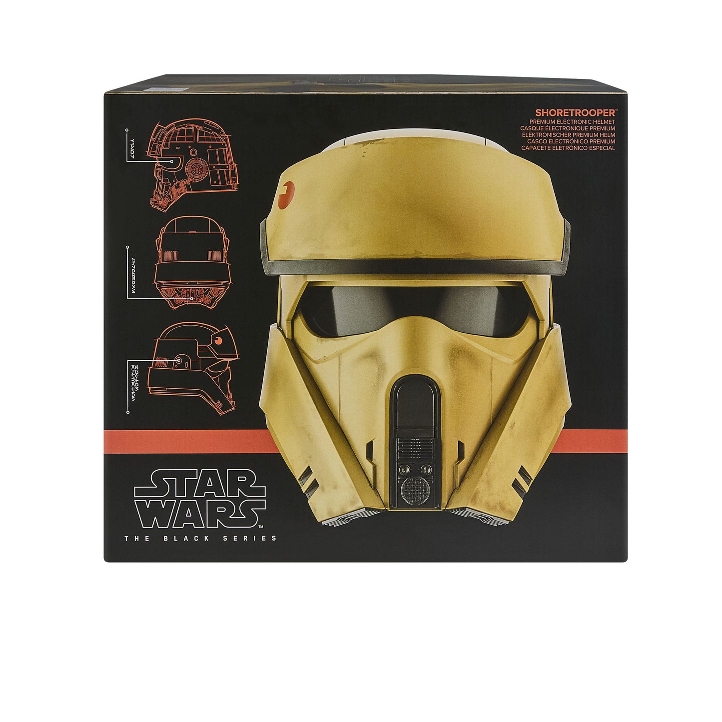 STAR WARS : ANDOR - Casque électronique du SHORETROOPER - Réplique échelle 1/1 taille réelle