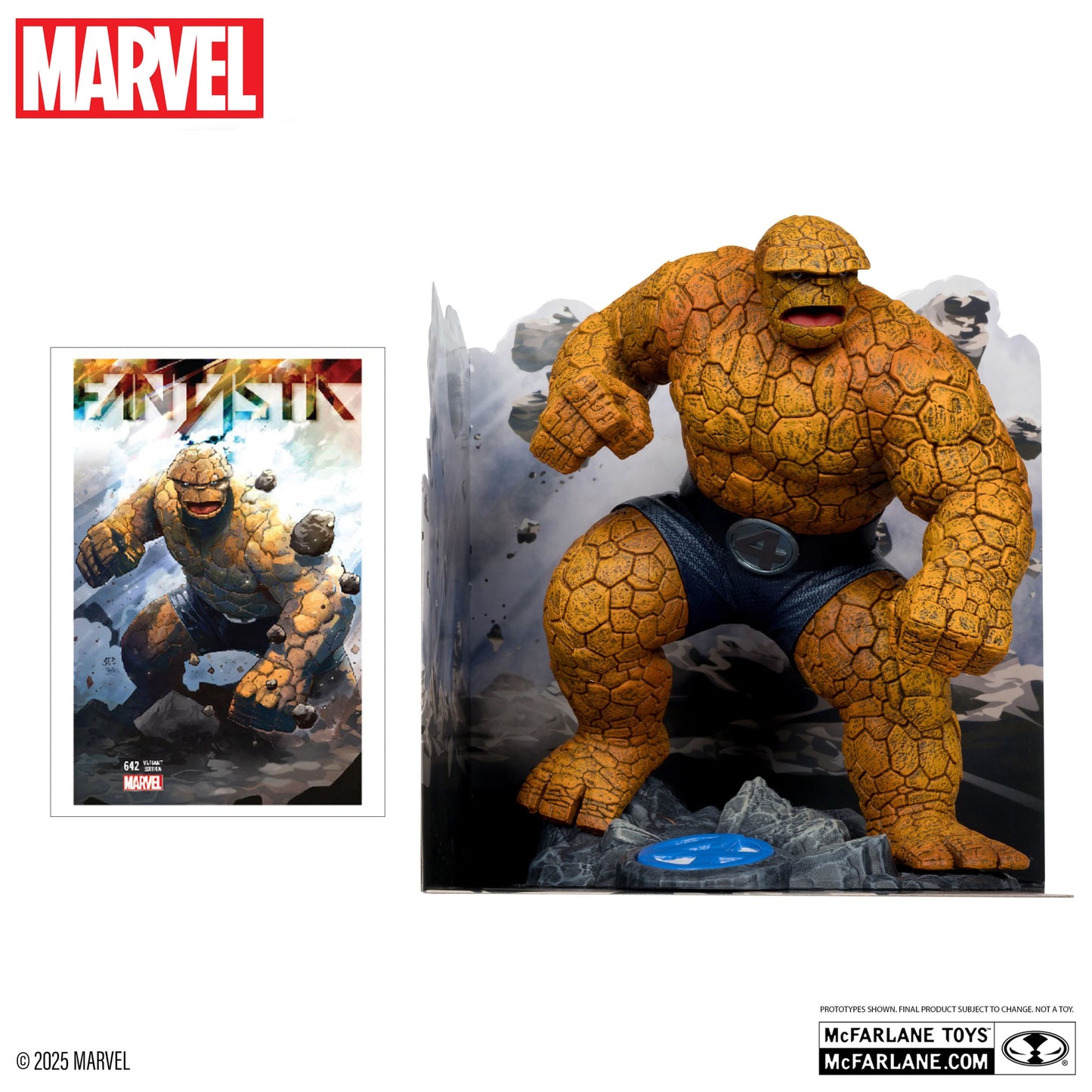 Marvel Collection - Statuette en PVC 1/10 de The Thing - La Chose (Fantastic Four #642) - 17 cm