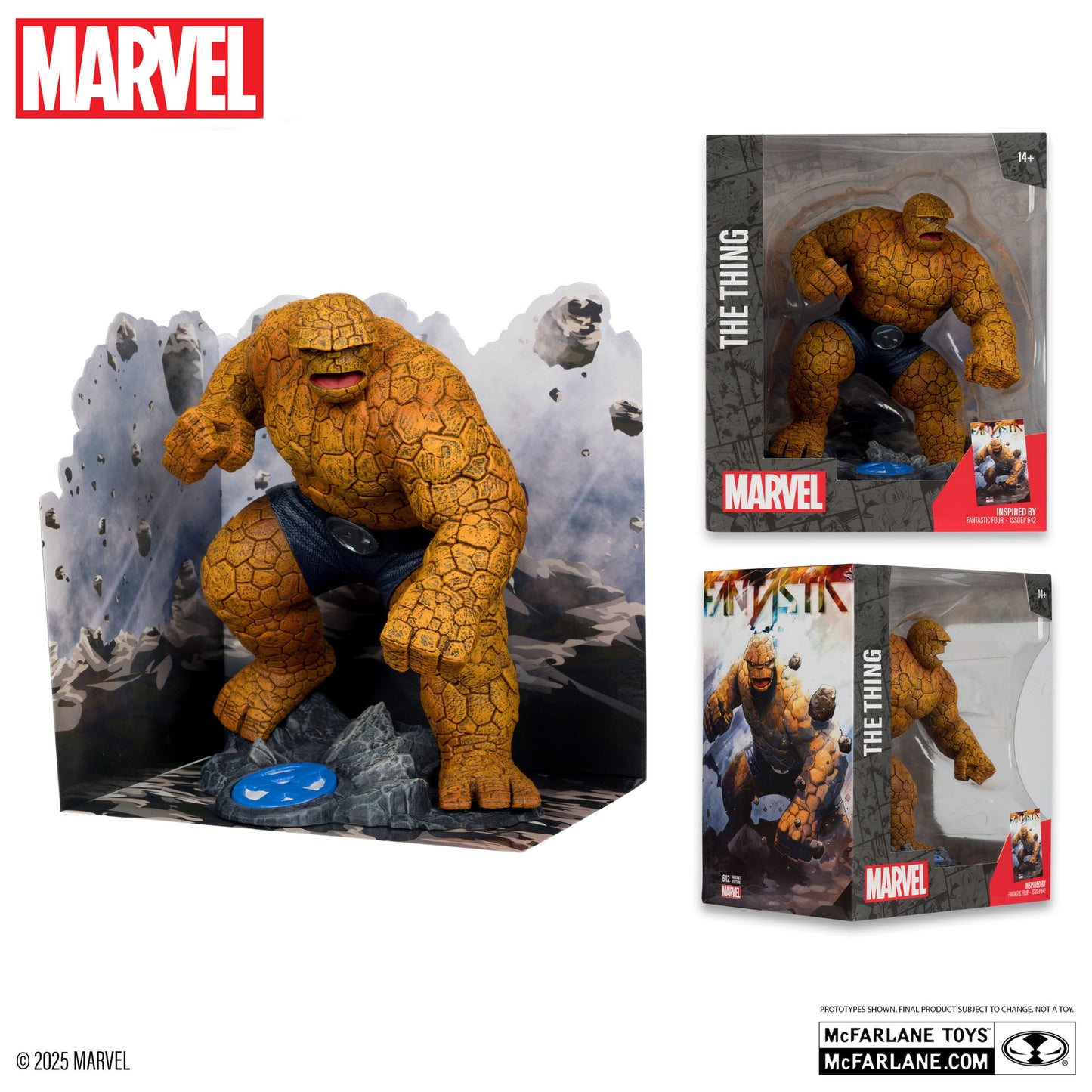Marvel Collection - Statuette en PVC 1/10 de The Thing - La Chose (Fantastic Four #642) - 17 cm