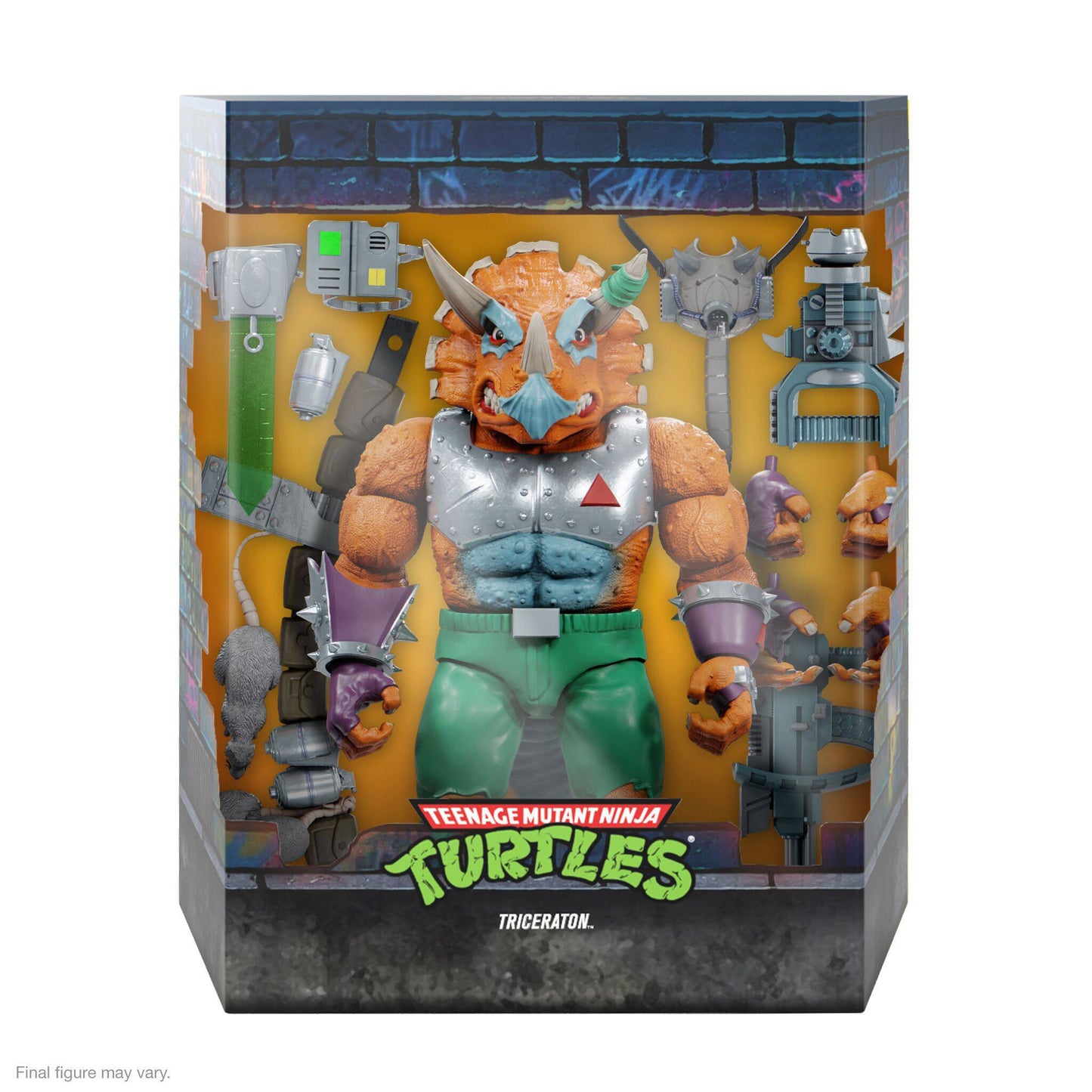 TMNT - Série Ultimates - Figurine de TRICERATON - 20 cm