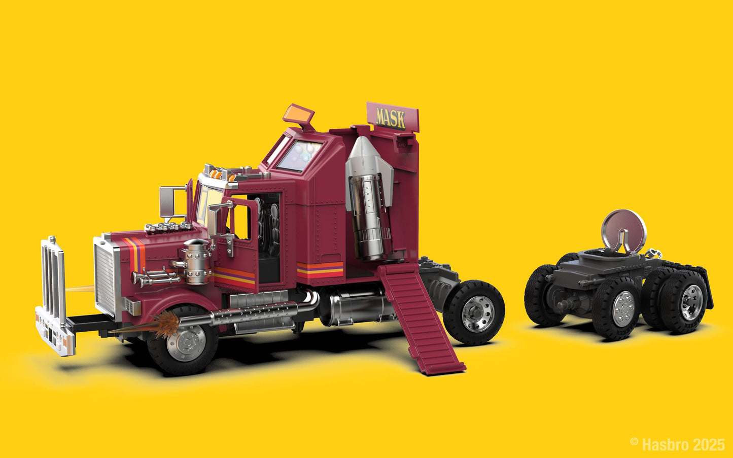 M.A.S.K. - MASK - Véhicule Mobile Defense Unit (MDU) + 2 figurines 7 cm