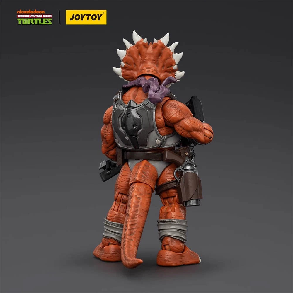 TMNT - Lot de 3 figurines 1/18ème - Triceraton Infantryman - Captain Zorax - Adjutant Zork - 13/14 cm