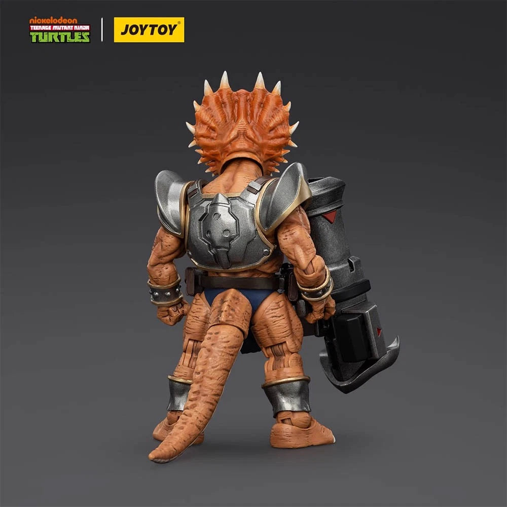 TMNT - Lot de 3 figurines 1/18ème - Triceraton Infantryman - Captain Zorax - Adjutant Zork - 13/14 cm