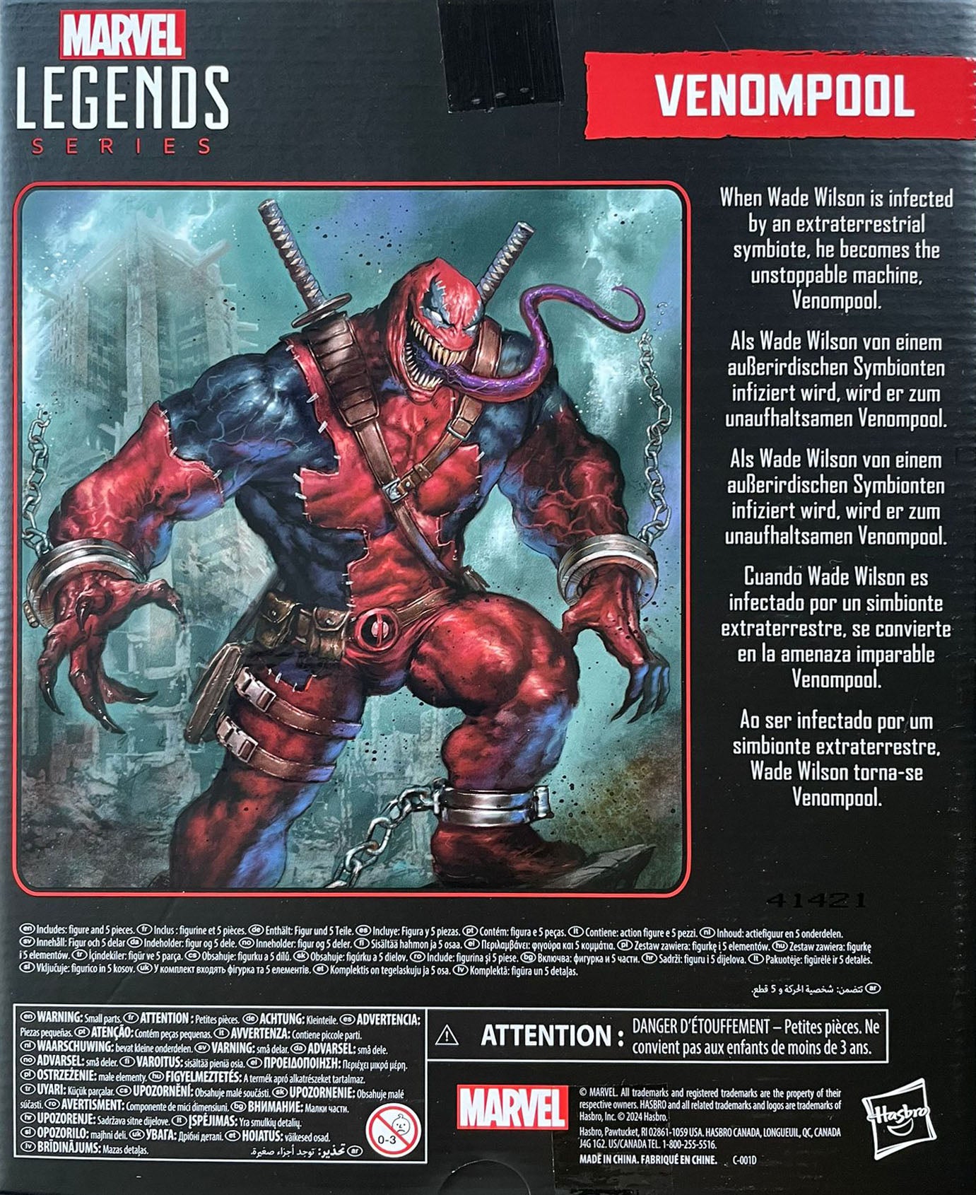 Marvel Legends - Série DEADPOOL - Figurine Deluxe de VENOMPOOL - 19 cm