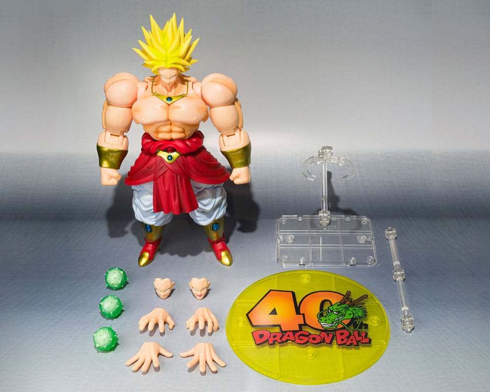Dragon Ball - Série S.H. Figuarts - Figurine de Broly - 40th Anniversary - 19 cm