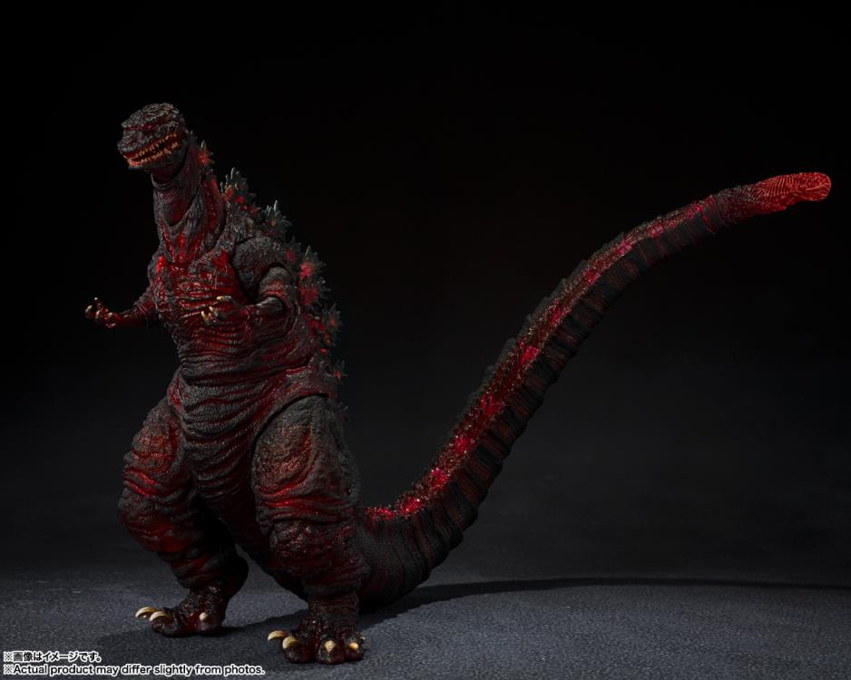 SHIN GODZILLA - S.H. Monsterarts - Figurine de GODZILLA (2016) - Version "The Fourth Night Combat" - Occasion
