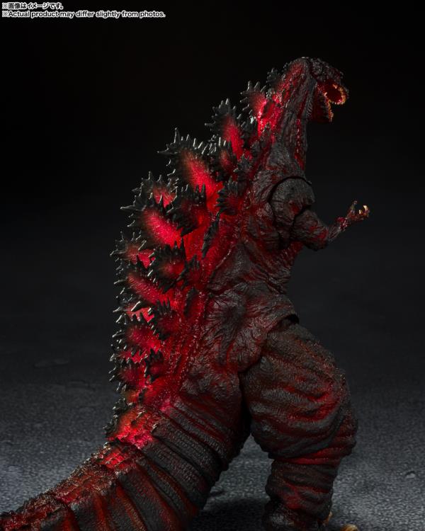 SHIN GODZILLA - S.H. Monsterarts - Figurine de GODZILLA (2016) - Version "The Fourth Night Combat" - Occasion