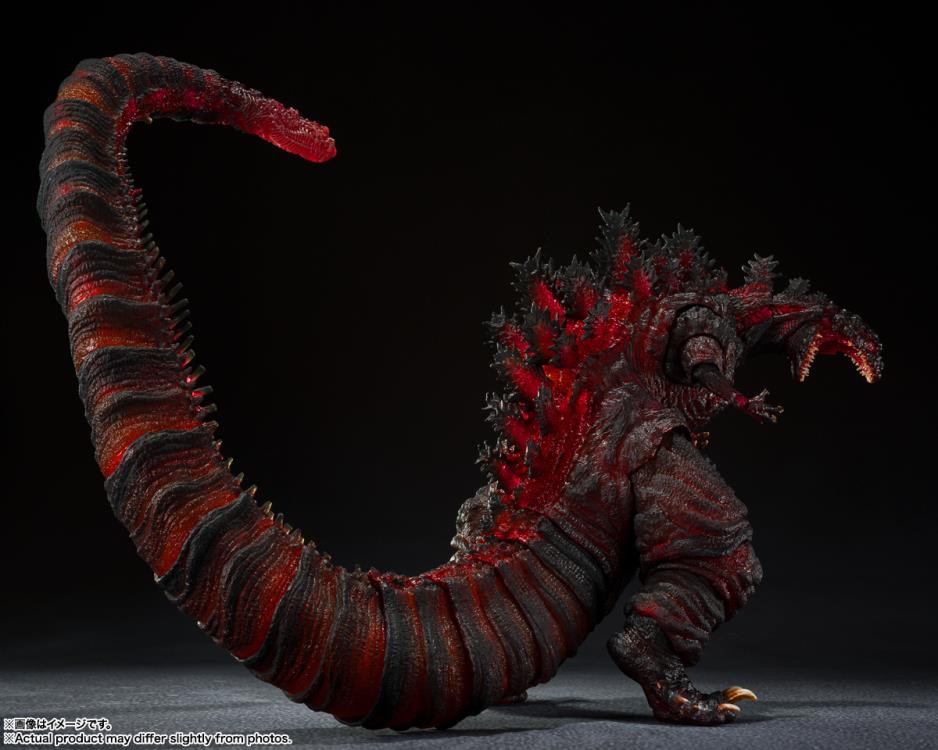 SHIN GODZILLA - S.H. Monsterarts - Figurine de GODZILLA (2016) - Version "The Fourth Night Combat" - Occasion