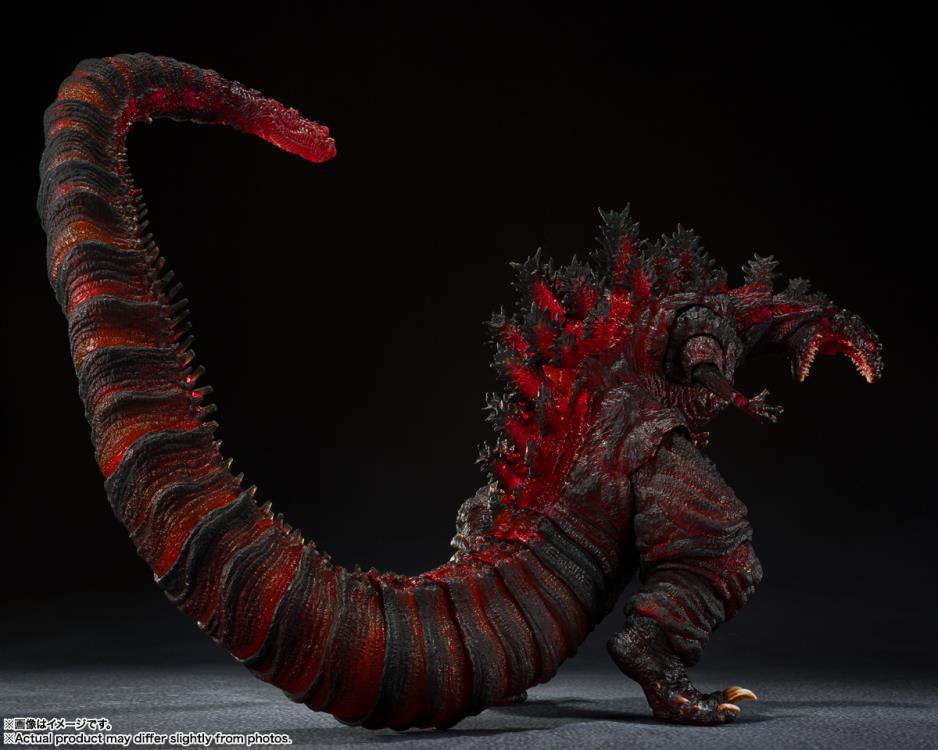 SHIN GODZILLA  - S.H. Monsterarts - Figurine de GODZILLA (2016) - Version "The Fourth Night Combat"