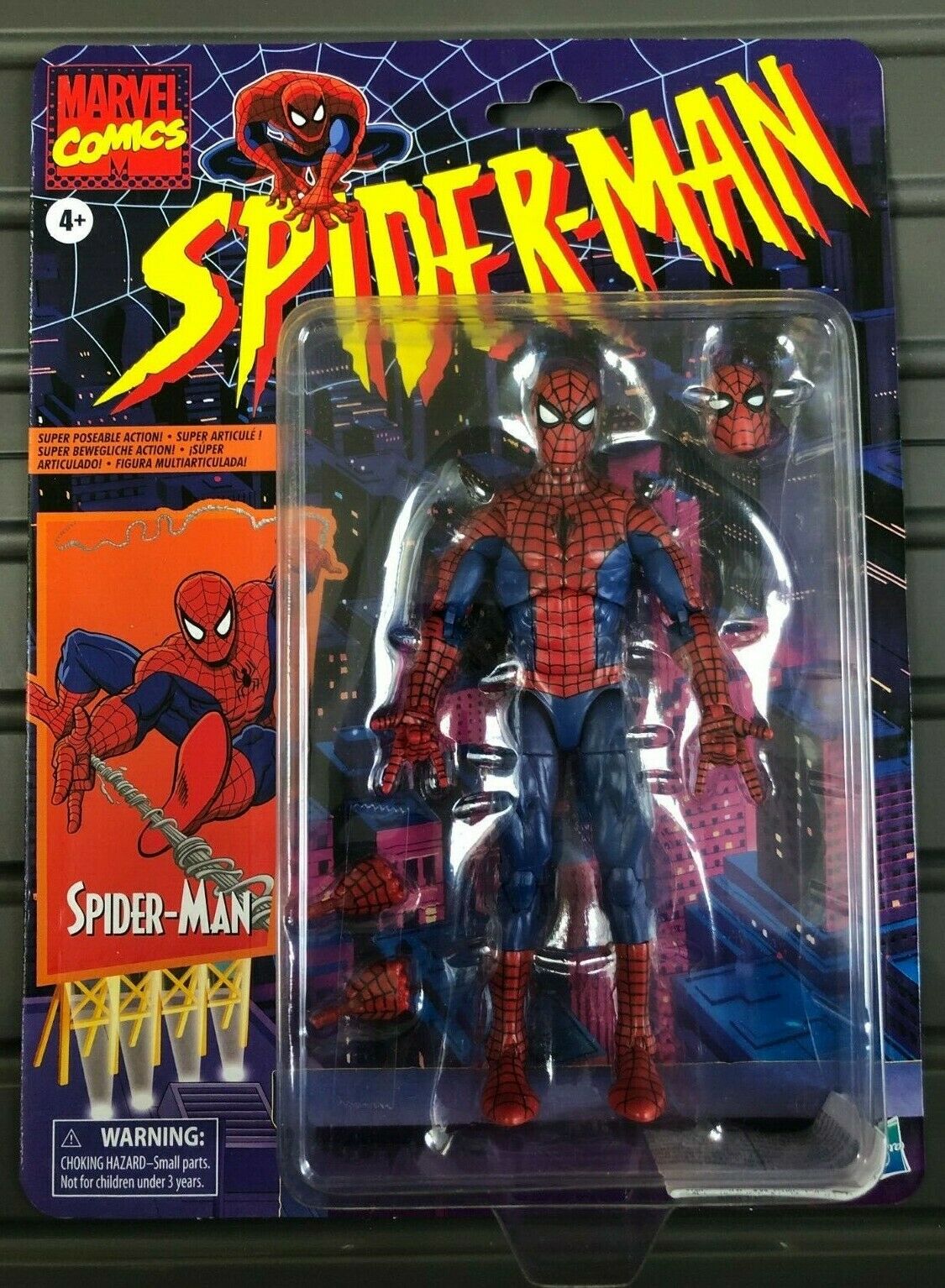 SPIDER-MAN Marvel Legends Series The Amazing, Marvel Comics Figurines rétro à collectionner de 15,2 cm, jouets pour enfants de 4 ans et plus SPIDER-MAN Marvel Legends Series The Amazing, Marvel Comics Figurines rétro à collectionner de 15,2 cm, jouets pour enfants de 4 ans et plus