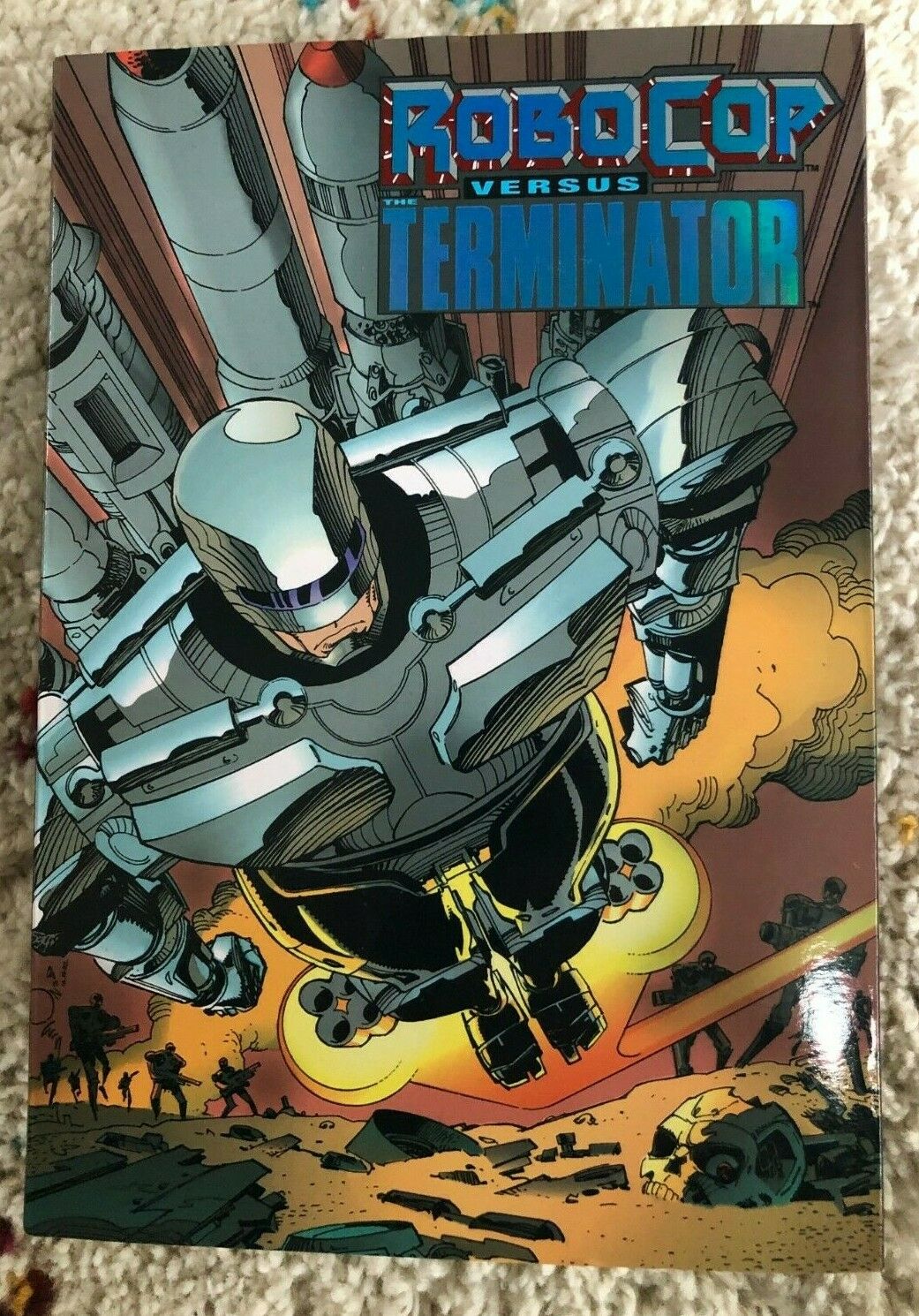 Neca Vs Terminator 42078 Figura De Acción, Color Plateado Figurine Robocop, image size:1041x1490