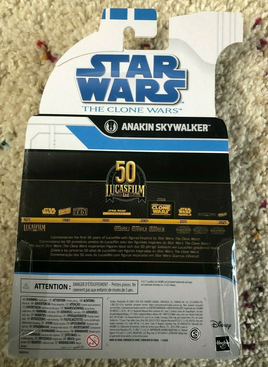 STAR WARS THE CLONE WARS - The Black Series - Figurine ANAKIN SKYWALKER