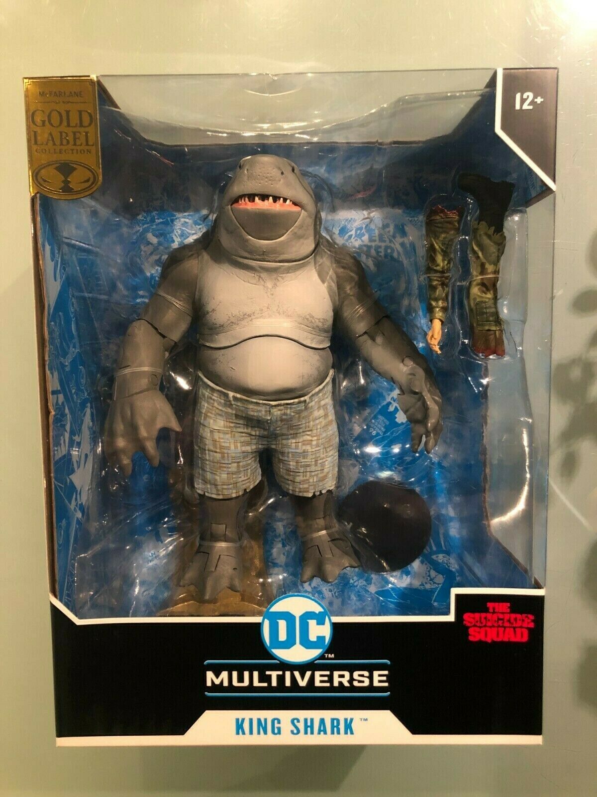 DC MULTIVERSE - KING SHARK - Suicide squad - GOLD LABEL