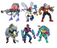 TMNT - Les Tortues Ninja - TEENAGE MUTANT NINJA TURTLES - Villains Mutant Module 6 figurines PLAYMATES